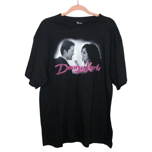 Donny & Marie Osmond Las Vegas Flamingo Residency Graphic Concert T Shirt - Picture 1 of 7